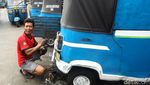 Rumah Sakit Bajaj di Jakpus, Bikin Si Tiga Roda Guling-gulingan
