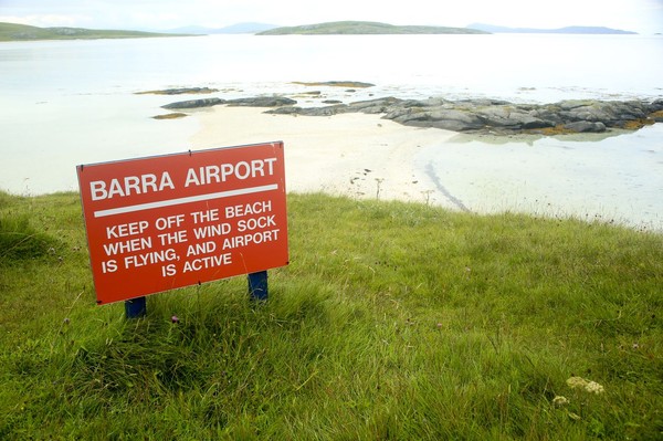 Bandara Barra berada di Pulau Barra, yang terlepas dari daratan Utama Britania Raya.  (iStock)