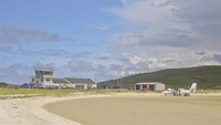 Pantai Traigh Mhor namanya di Kota Castlebay, Pulau Barra. Suatu pulau yang berada di lepas daratan Utama Britania Raya (iStock)