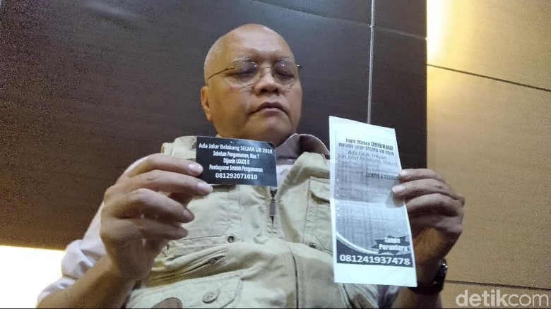 UB Minta Polisi Bongkar Sindikat Penyebar Stiker Jalur Belakang UB Minta Polisi Bongkar Sindikat Penyebar Stiker Jalur Belakang