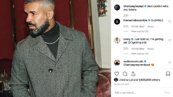 Drake. Foto: Instagram