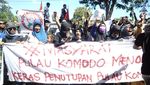 Foto: Ramai-ramai Menolak Penutupan Pulau Komodo
