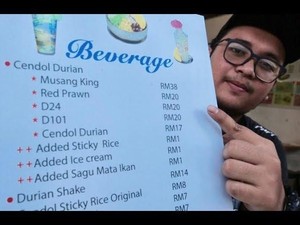 Dikritik, Penjual Es Cendol Durian Ini Justru Dapat Untung Banyak