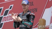 Begini tampang Fabio Quartararo di usia tua nanti. Potret wajah tua para atlet ini sedang melanda seantero dunia berkat aplikasi bernama FaceApp, yang bisa mengubah tampilan wajah saat ini menjadi tua. (Foto: Istimewa)