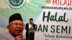 Momen Maruf Amin Dampingi JK Buka Halalbihalal DMI