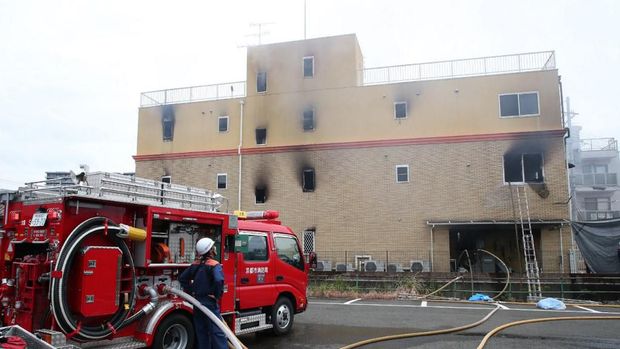 Studio animasi di Kyoto, Jepang dibakar orang