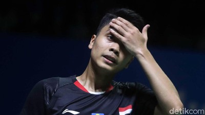 Langkah Ginting Terhenti di 16 Besar Indonesia Open