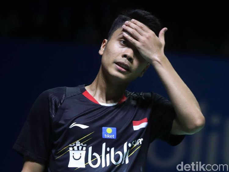 Langkah Ginting Terhenti di 16 Besar Indonesia Open