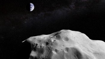 3. Asteroid 163373 (2002 PZ39) yang berukuran 440-990 meter akan melintas pada 15 Februari 2020. Jarak terdekat asteroid ini dengan Bumi diperkirakan 5,8 juta km. Foto: European Space Agency (ESA)