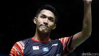 Bahkan interval skor Jonatan dengan Vittinghus sampai 11-0.