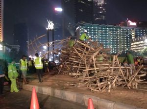 Anies Samakan Bambu Getah Getih dengan Banner Asian Games 2018