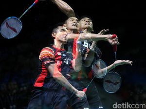 Jonatan Christie, Kevin/Marcus Lolos Perempatfinal Indonesia Open