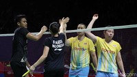 Kemenangan yang berhasil diraih Tontowi/Winny membawa keduanya melaju ke babak perempatfinal Indonesia Open 2019.