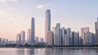 Pusat Keuangan CTF Guangzhou menjadi gedung tertinggi di China memiliki ketinggian 1.739 kaki. Istimewa/Dok. www.usnews.com.
