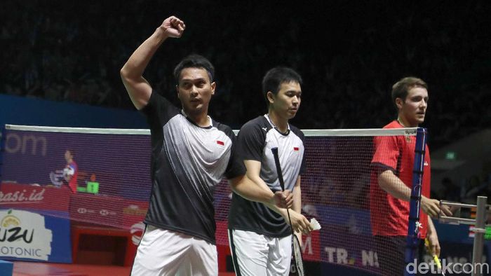 Hendra Setiawan/Muhammad Ahsan dapat liburan sehari jelang keberangkatan ke Kejuaraan Dunia 2019 (Pradita Utama/detikSport) Hendra Setiawan/Muhammad Ahsan dapat liburan sehari jelang keberangkatan ke Kejuaraan Dunia 2019 (Pradita Utama/detikSport)