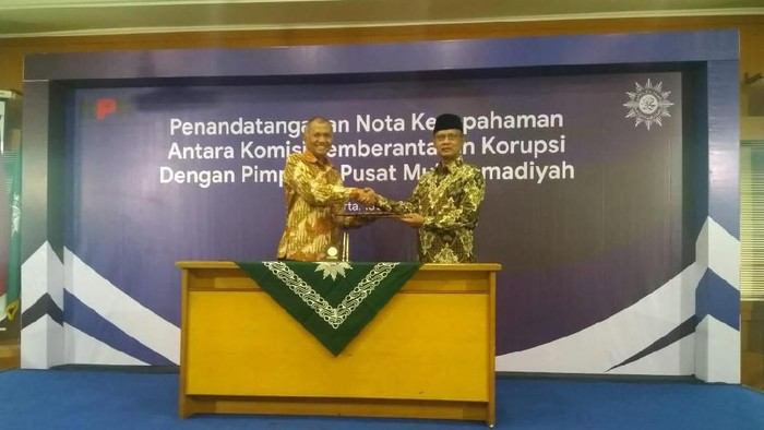KPK-Muhammadiyah Teken MoU Pembangunan Budaya Antikorupsi