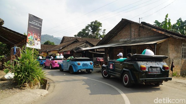 VW Camat yang digunakan untuk tur wisatawan kini sangat hits di Magelang (Ahmad Masaul Khoiri/detikcom)