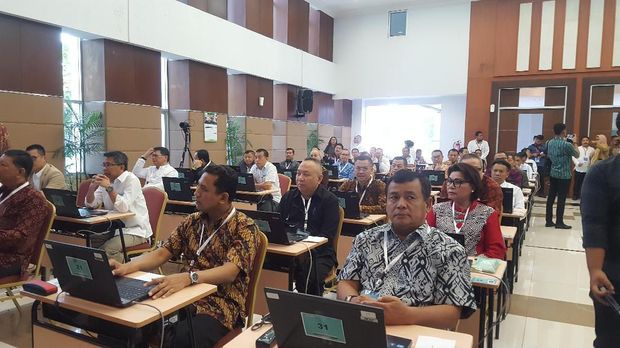 Situasi seleksi capim KPK tahap kedua.