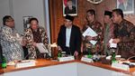 Saat Para Pimpinan MPR Gelar Rapat di Akhir Masa Jabatan