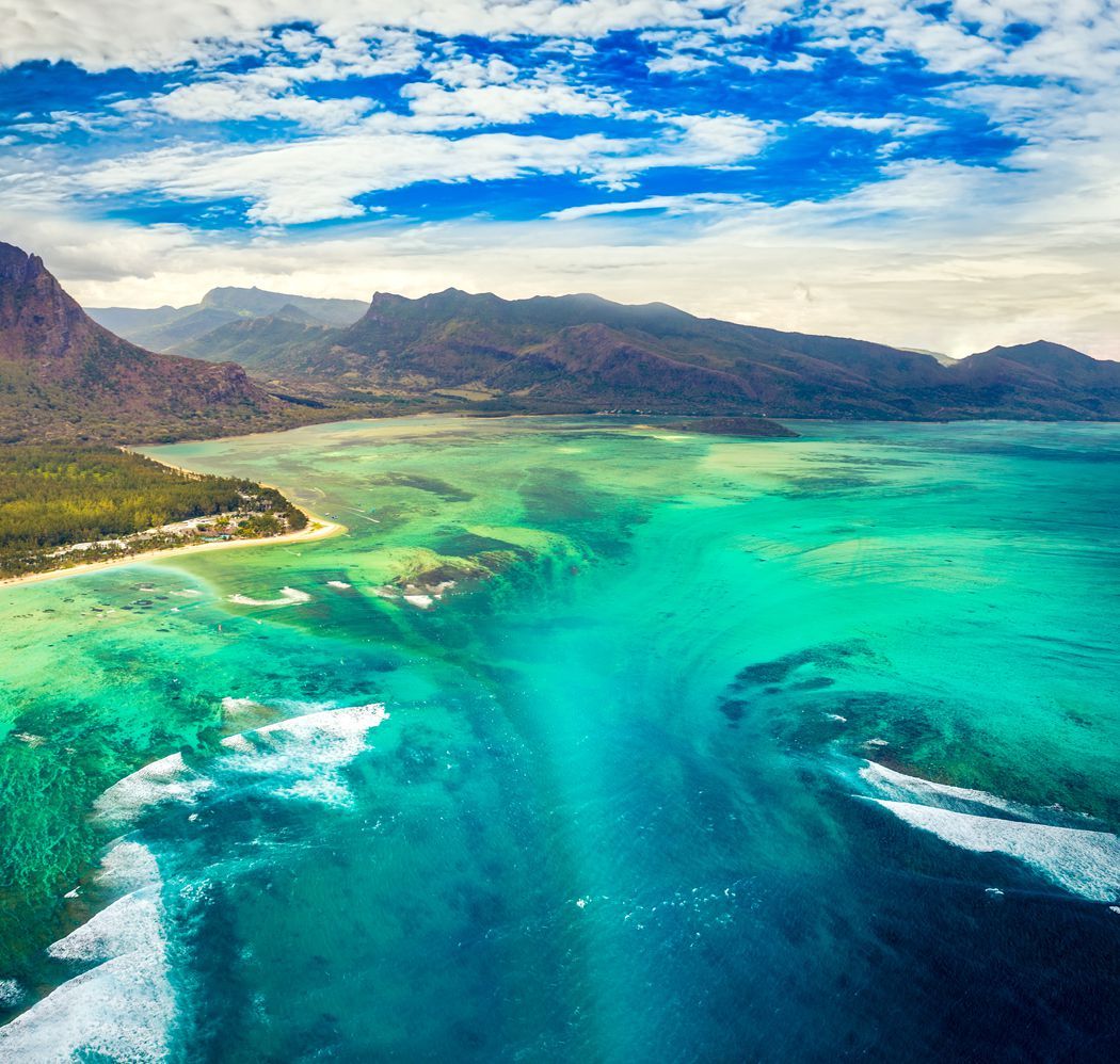 Ada Air Terjun Bawah Laut di Mauritius Kok Bisa 