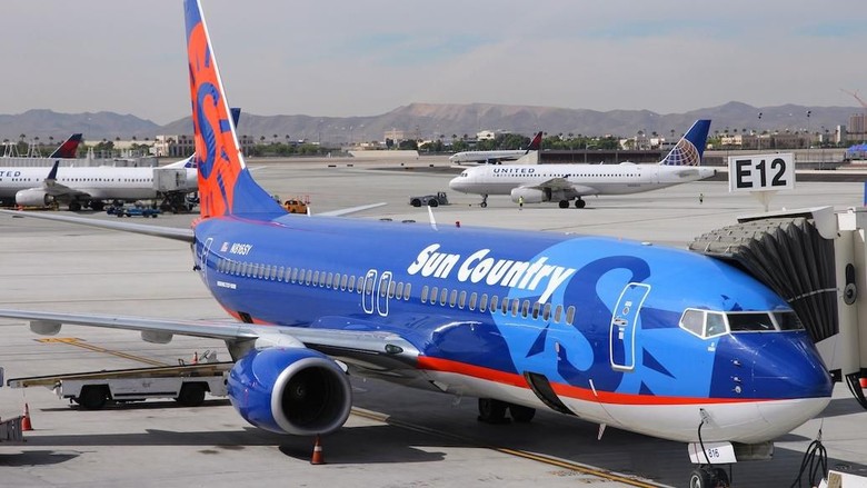 Ilustrasi maskapai Sun Country Airlines (Sun Country Airlines) Ilustrasi maskapai Sun Country Airlines (Sun Country Airlines)
