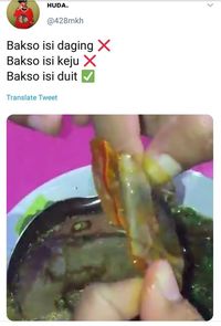 Bukan Keju Atau Urat, Bakso Ini Isinya Uang Tunai!