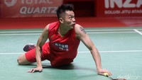 Menginjak usia 35 tahun performa Lin Dan tentu saja tidak sengotot dahulu.