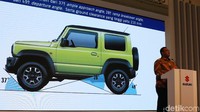 Hingga saat ini Suzuki Jimny sudah menjadi produk yang dicintai masyarakat Indonesia, kini Suzuki Jimny telah lahir dengan fitur dan tampilan baru namun tetap membawa DNA Suzuki Jimny, yaitu kendaraan yang unik sebagai compact SUV satu-satunya di Indonesia, ujar President Director PT SIS Seiji Itayama saat peluncuran di GIIAS, ICE, BSD, Tangerang, Kamis (18/7/2019).