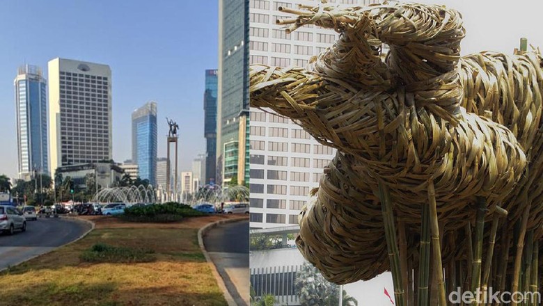 Akhir Kisah 11 Bulan Bambu Setengah Miliar di Bundaran HI Akhir Kisah 11 Bulan Bambu Setengah Miliar di Bundaran HI
