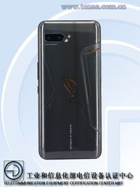 Tampak belakang Asus ROG Phone anyar.