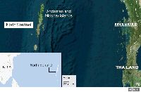 Peta North Sentinel Island (BBC)