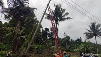 Pasca bencana gempa tersebut kami dari PLN Unit Pelaksana Pelayanan Pelanggan (UP3) Ternate sebagai langkah awal langsung menginvetarisir aset-aset ketenagalistrikan yang terkena dampak akibat gempa. Hingga saat ini tim kami masih terus melakukan upaya percepatan pemulihan sistem ketenagalistrikan yang masih padam akibat gempa tersebut ujar Manager PLN UP3 Ternate Gamal Rizal Kambey, Jumat (19/7/2019).