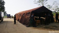Brimob juga telah mendirikan di sekitar lokasi kejadian.