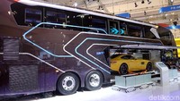 Pameran Gaikindo Indonesia International Auto Show (GIIAS) 2019 mulai dibuka, tak hanya mobil penumpang, bus berukuran jumbo juga meramaikan pameran.