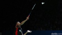Salah satu kemenangan didapatkan Jonatan di final Asian Games 2018 Jakarta.
