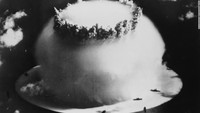 Penelitian terbaru mengungkap Kepulauan Marshall jadi tempat paling terpapar radiasi nuklir. Dulu sempat jadi lokasi ledakan bom atom di Atol Bikini pada 30 Juni 1946 (CNN)