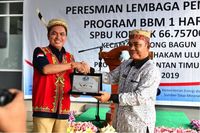 Kini Masyarakat Long Bagun Kaltim Bisa Nikmati BBM Satu Harga