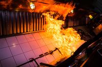Waduh! Remahan Tempura Picu Kebakaran di Restoran Ini