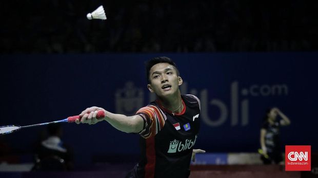 Jonatan Christie ditantang Jan O Jorgensen di babak ketiga Kejuaraan Dunia Bulutangkis.