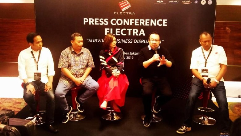 Press conference peluncuran aplikasi Elektra (dok Sabre) Press conference peluncuran aplikasi Elektra (dok Sabre)