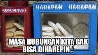 Kalau yang mau kasih kode ke gebetan, meme kerupuk ini pas dipakai. Kerupuk aja punya harapan, masa hubungan kita ga bisa diharepin? Foto: Istimewa