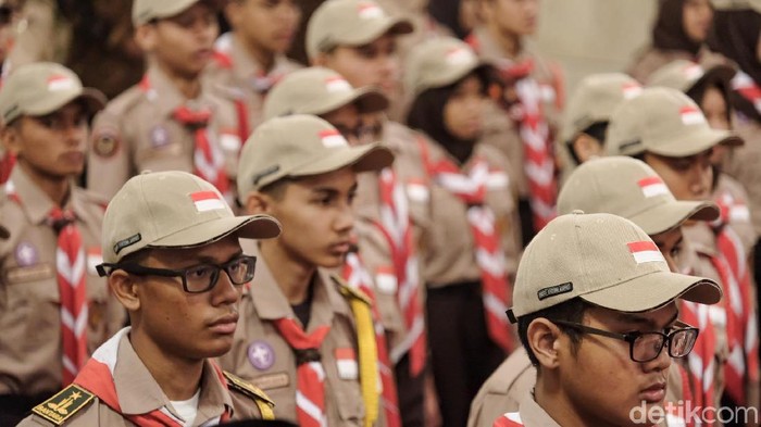 Jokowi Lepas Kontingen Gerakan Pramuka ke Jambore se-Dunia di AS