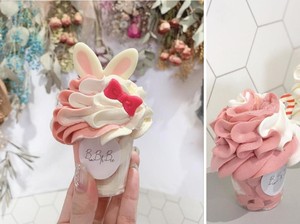 Cantiknya Soft Ice Cream Buket Bunga yang Manis dan Lembut