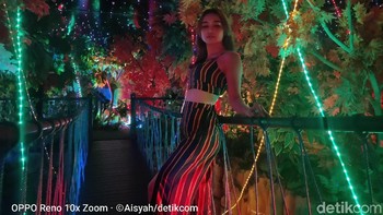 Memotret menggunakan night mode sebisa mungkin obyek tidak banyak bergerak. (Foto: Aisyah Kamaliah/detikINET)