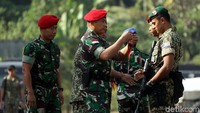 Latihan perang ini diikuti 234 personil TNI dan 136 personil ATM.