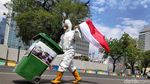 Demo Tolak Impor Sampah di Depan Dubes AS