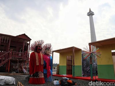 Yuk, Intip Persiapan Lebaran Betawi 2019 di Monas