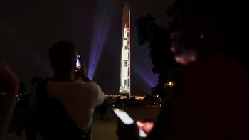 Pada 20 Juli 50 tahun yang lalu, Apollo 11 mendarat di Bulan setelah dilesatkan Saturn V pada 16 Juli. Foto: Reuters