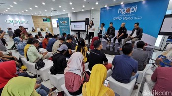 Ini di balik layar saat objek makin fokus dengan 10x Zoom dari Oppo. (Foto: Agus Tri Haryanto/detikINET)