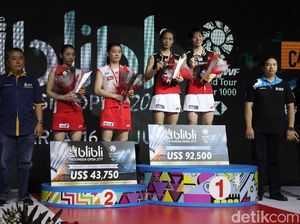 Yuki/Sayaka Sukses Pertahankan Gelar Indonesia Open